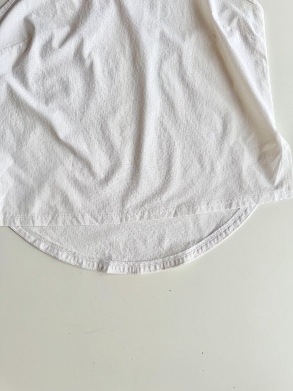 ATHLETA Navigate White Ripstop Scoop Neck Racerback Tank Top, Size S - Picture 6 of 11